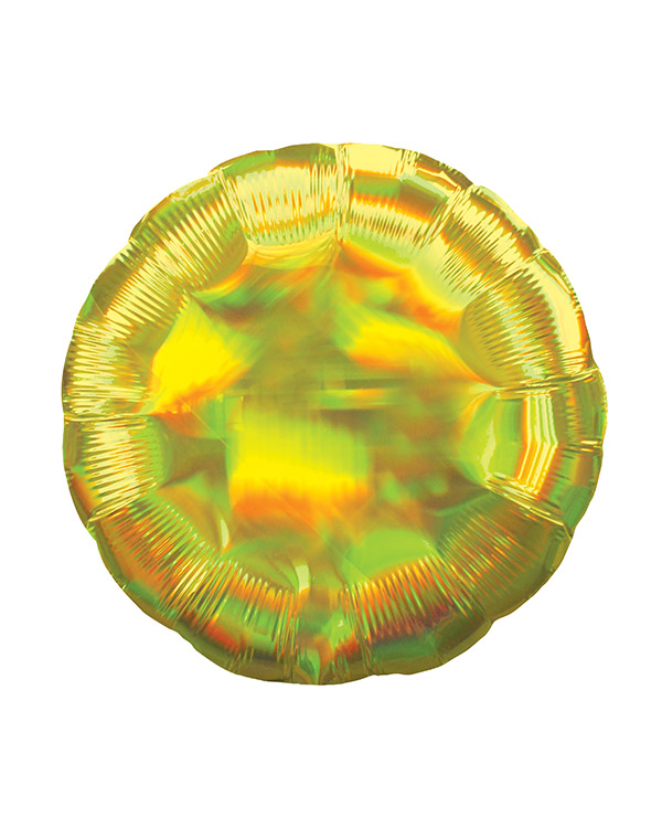 Gul (Holografisk & Iriserende)