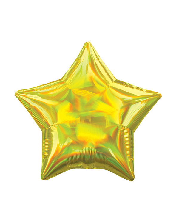 Gul (Holografisk & Iriserende) 2