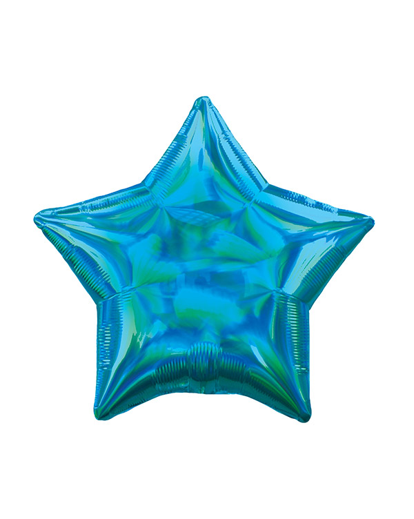 Cyan (Holografisk & Iriserende)